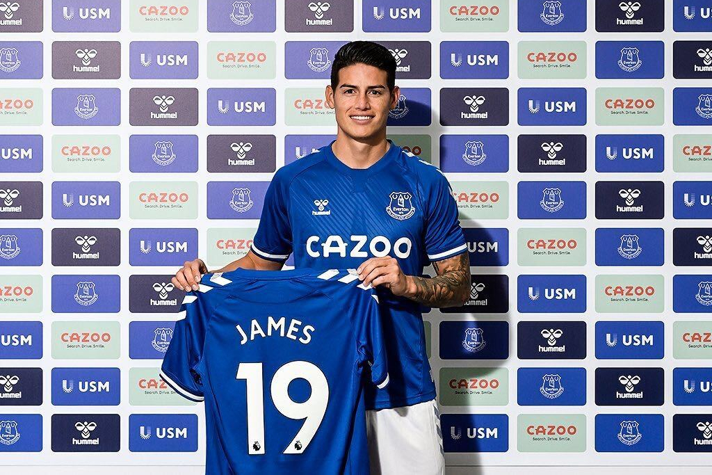 Хамес Родригес перешел в «Эвертон»