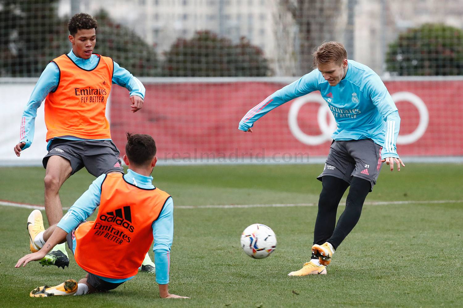 Эден Азар и Мартин Эдегор тренировались в общей группе