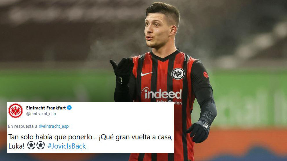 «Айнтрахт» подшутил над «Реал Мадрид» после дубля Йовича