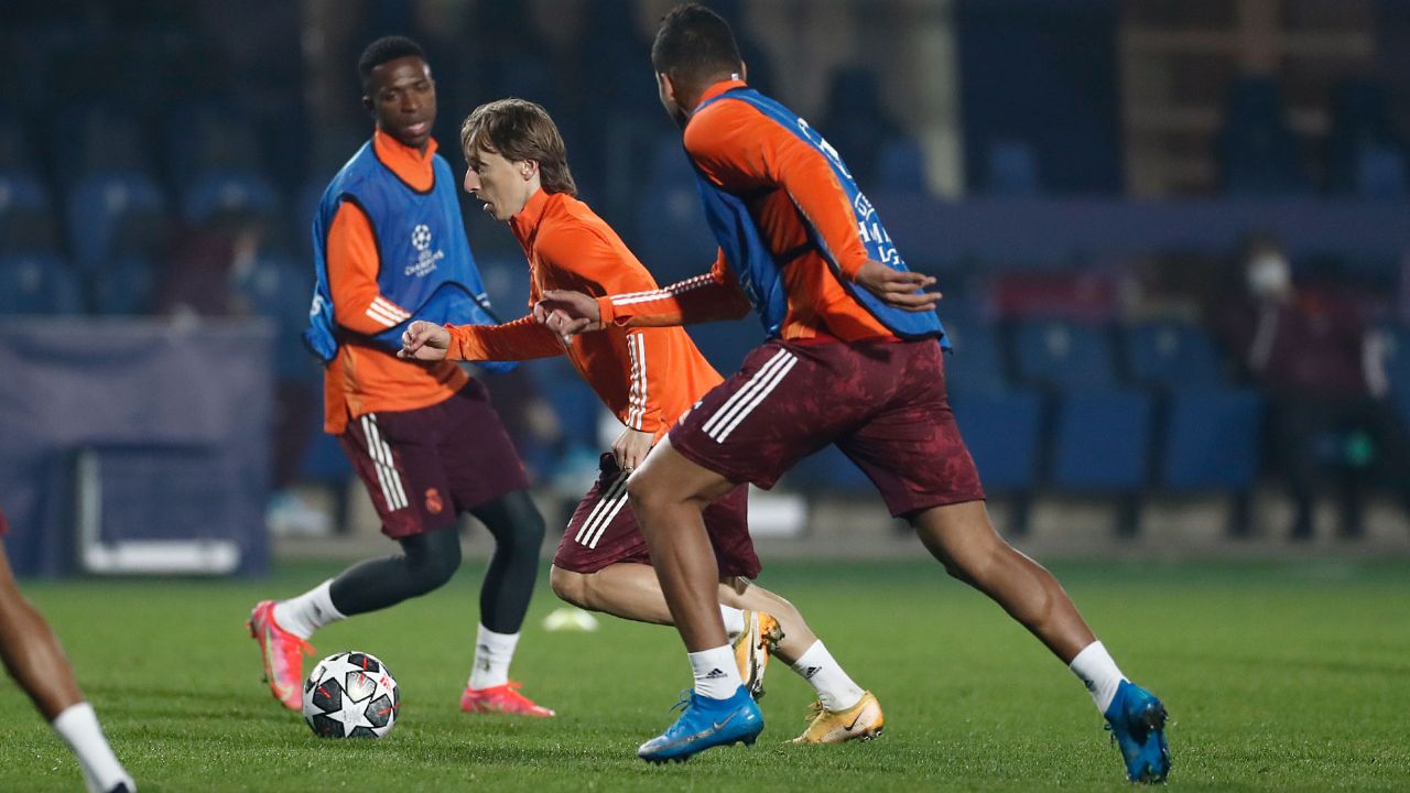 Команда провела тренировку в Бергамо