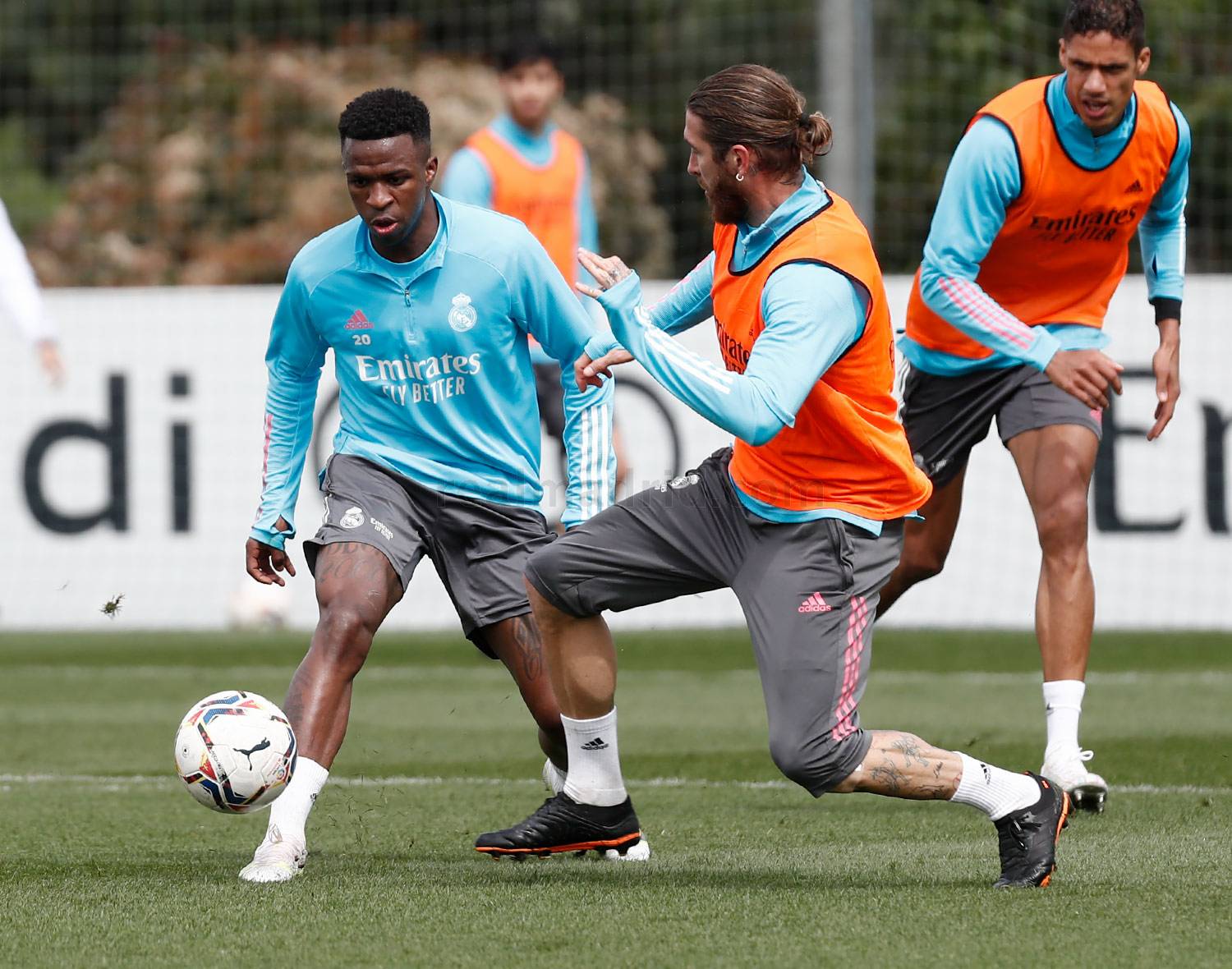 Серхио Рамос провел занятие в общей группе