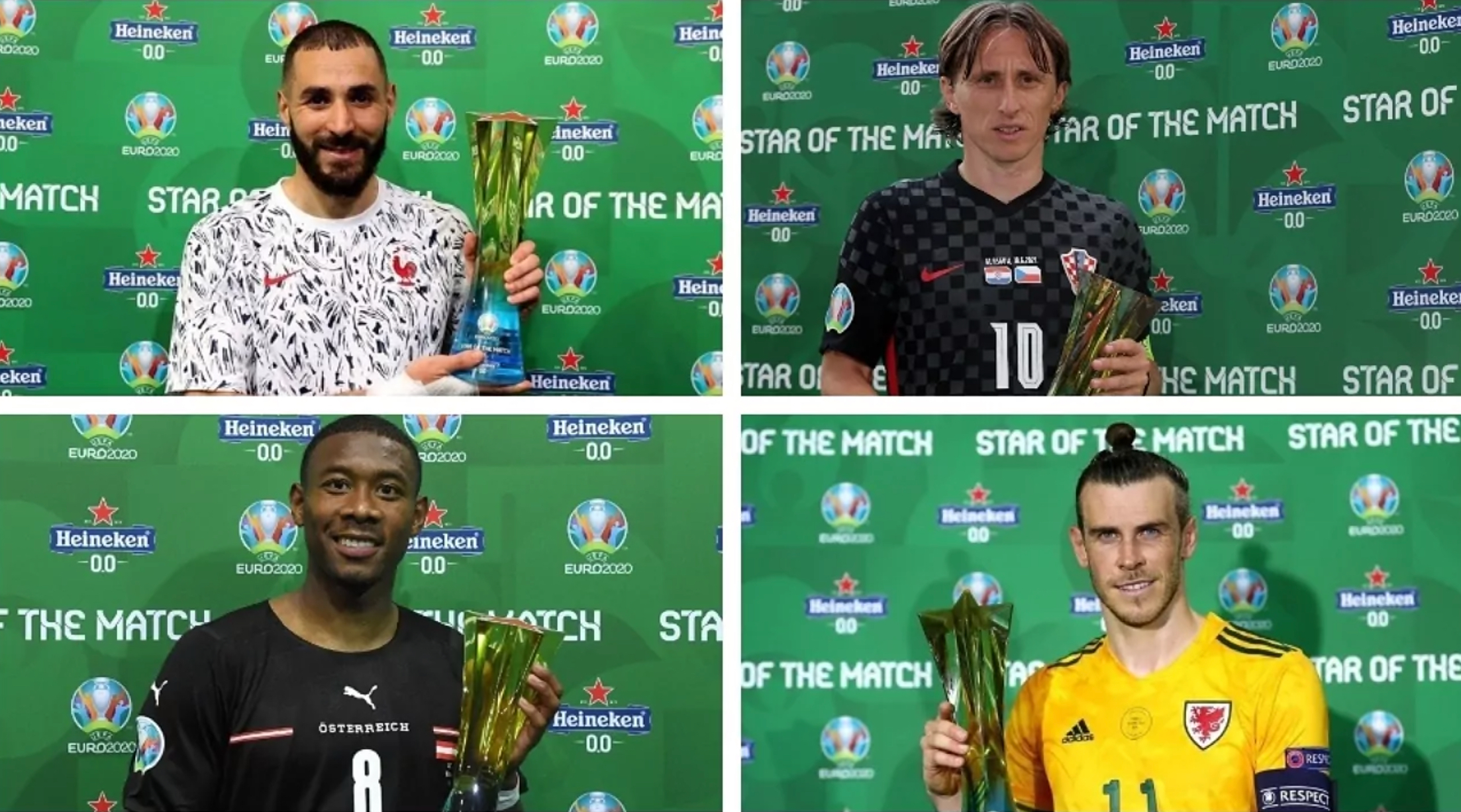 Четыре игрока «Мадрида» получили награду MVP на Евро-2020