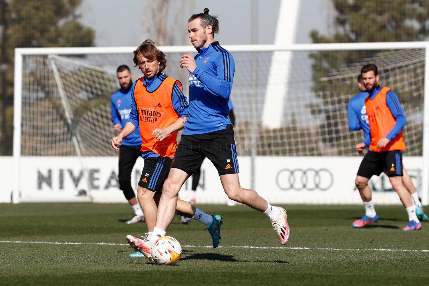 Последняя тренировка перед матчем с «Алавесом»