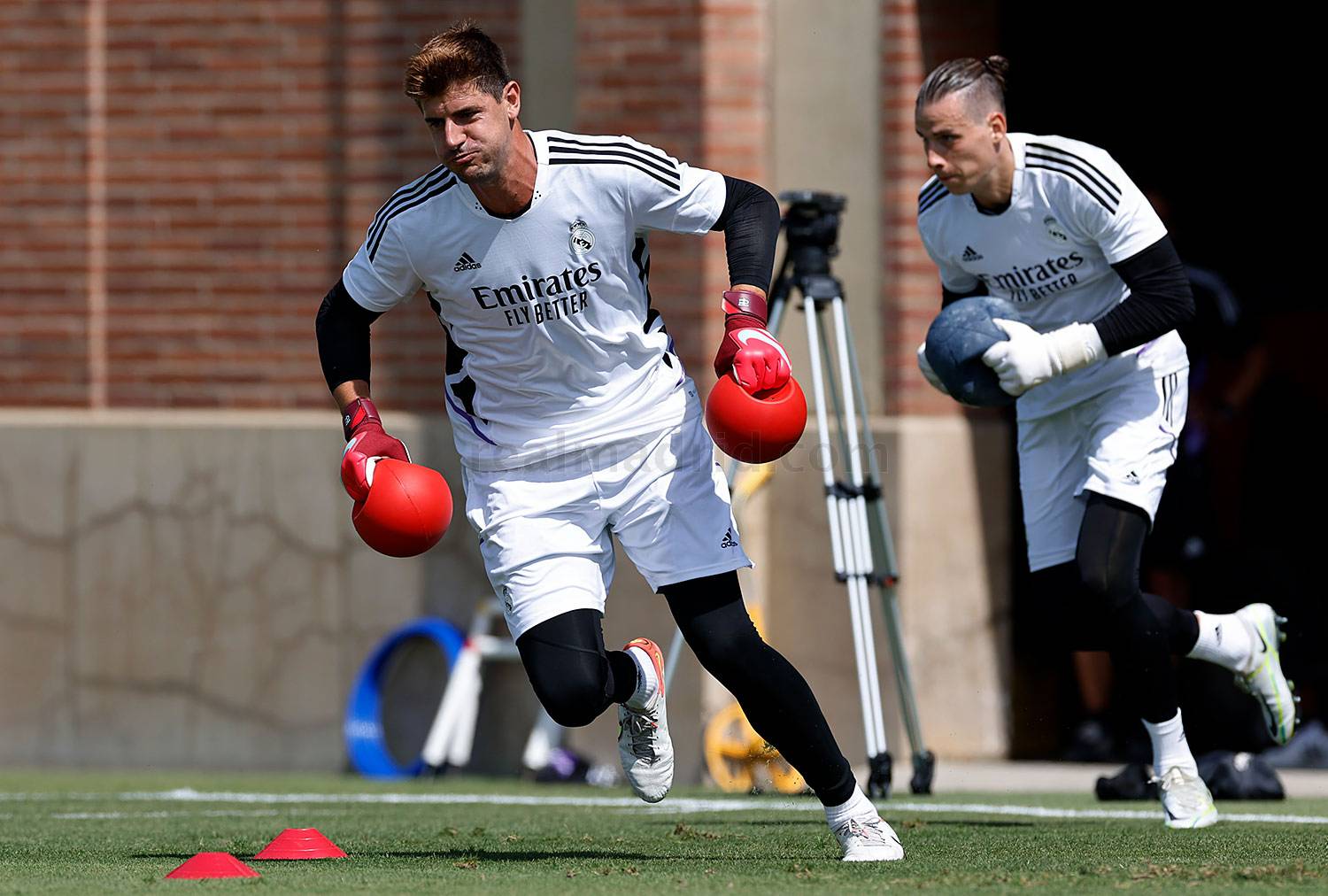 Первая тренировка «Мадрида» в США