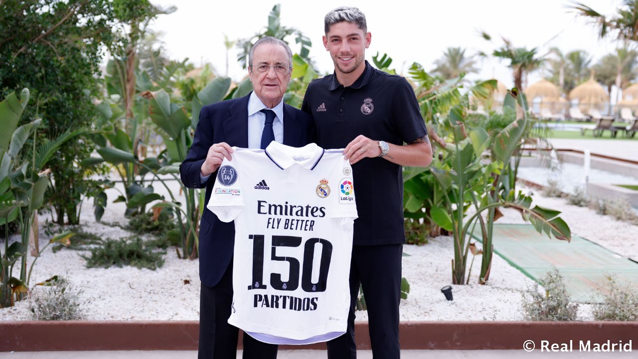 Феде Вальверде провел 150 матчей за «Реал Мадрид»