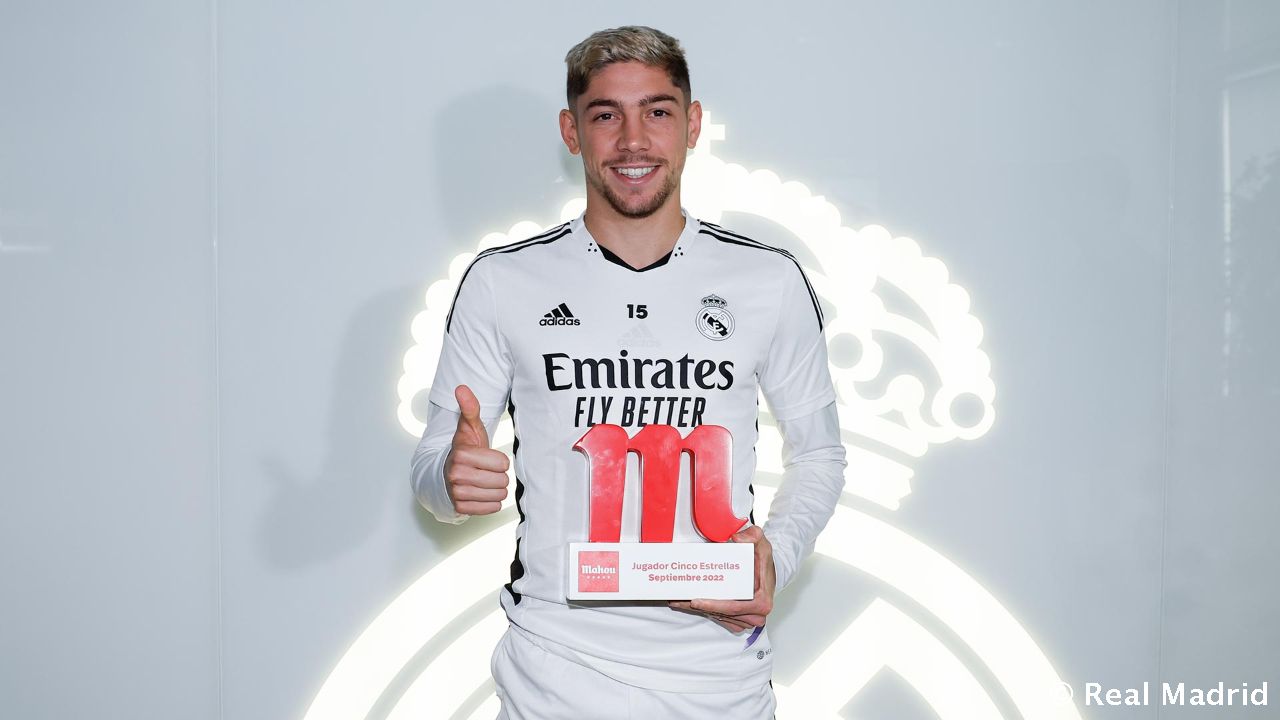 Феде Вальверде признан лучшим игроком Ла Лиги по итогам сентября