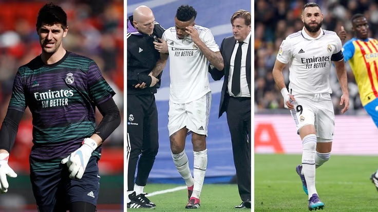 Состояние Куртуа, Бензема и Милитао вызывает беспокойство перед Клубным Чемпионатом Мира