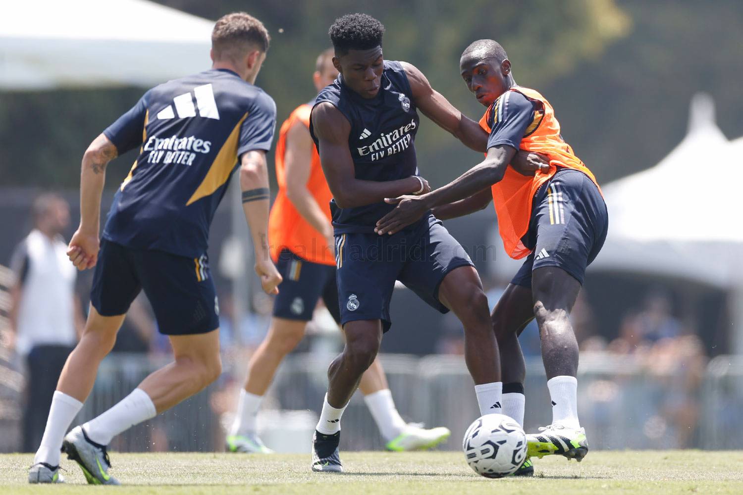 Последняя тренировка перед матчем с «Миланом»