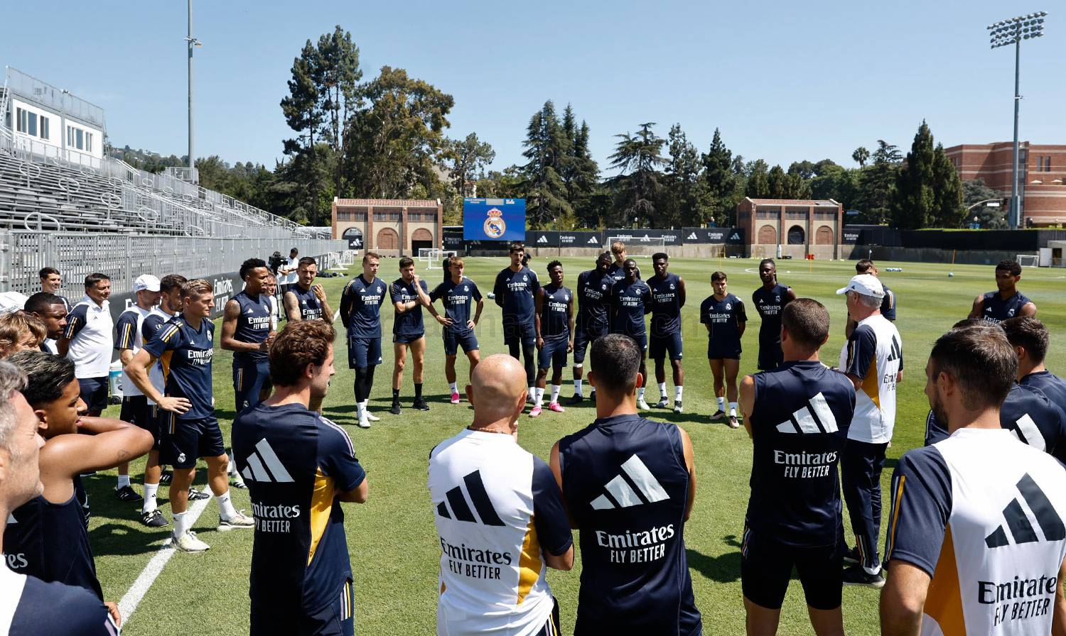 Новая тренировка в Лос-Анджелесе