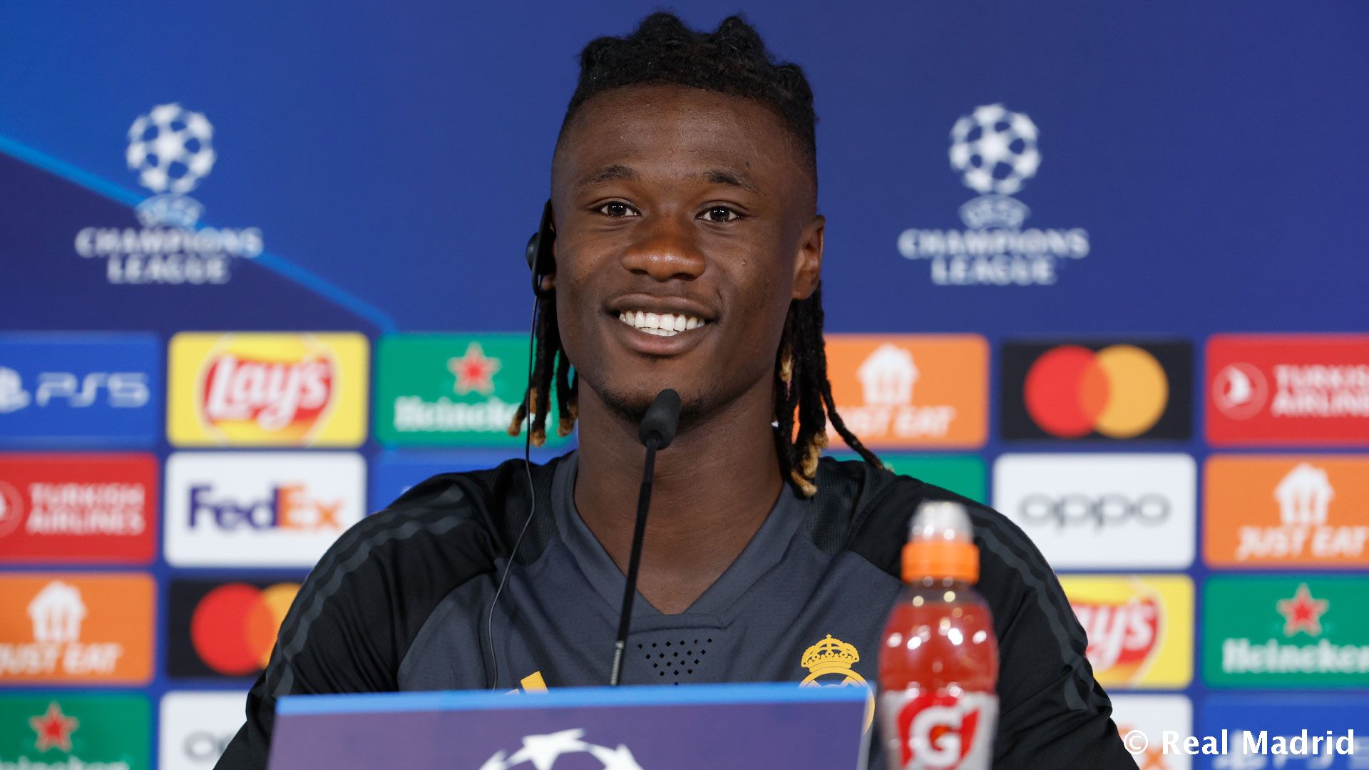 «Реал Мадрид» – «Унион Берлин». Эдуардо Камавинга: «Играть в Лиге Чемпионов за «Реал Мадрид» – это то, чего хотят все»