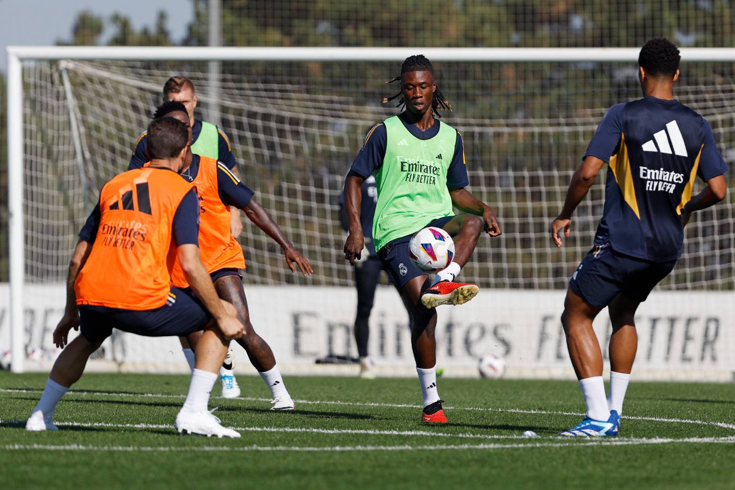 Дэвид Алаба провел часть занятия в общей группе