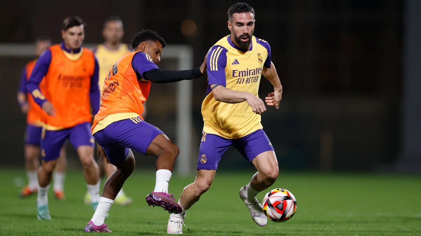 Заключительная тренировка перед финалом Суперкубка