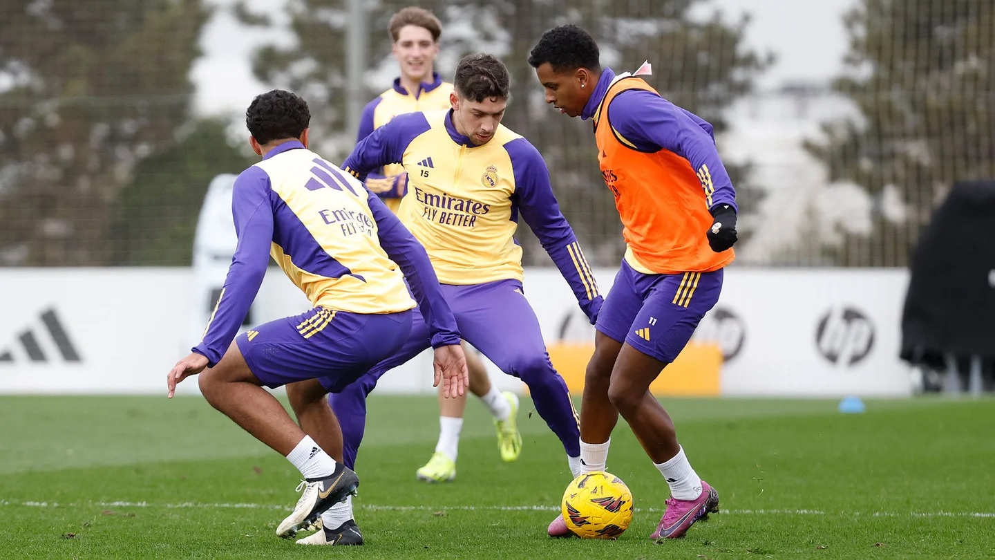 Команда продолжает подготовку к решающему матчу Ла Лиги