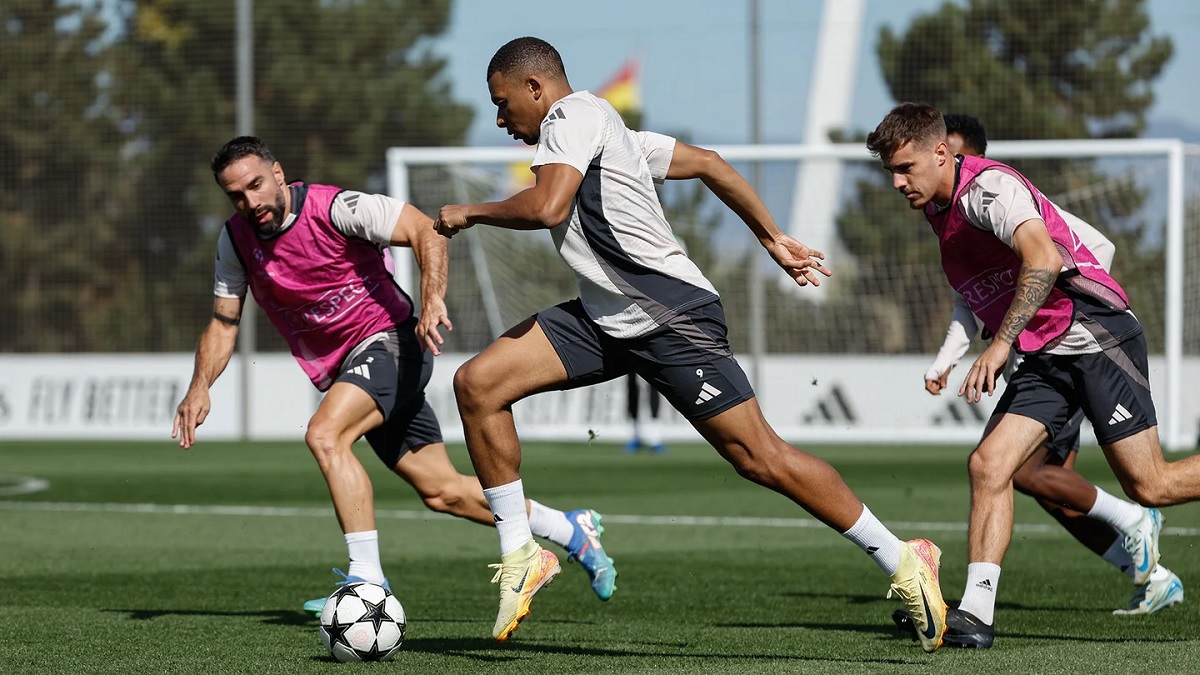 Заключительная тренировка перед матчем со «Штутгартом»