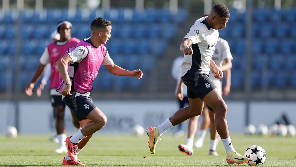 Заключительная тренировка перед матчем с «Боруссией»