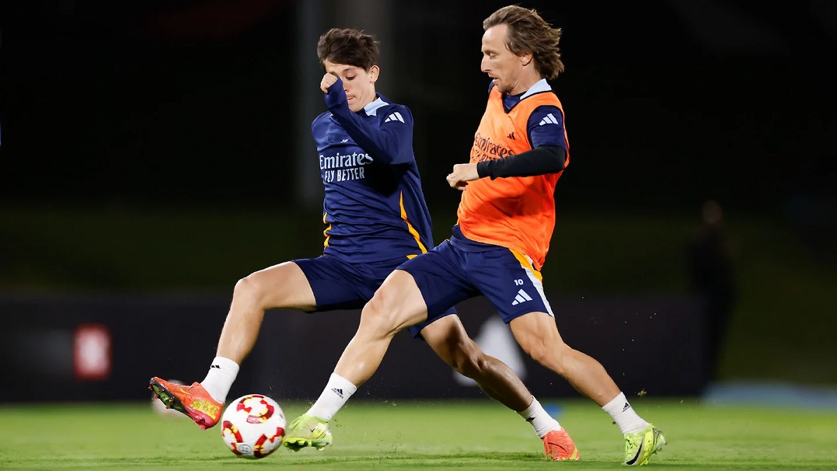 Заключительная тренировка перед финалом Суперкубка