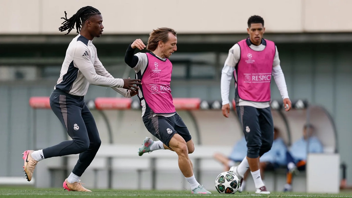 Заключительная тренировка перед матчем с «Арсеналом»