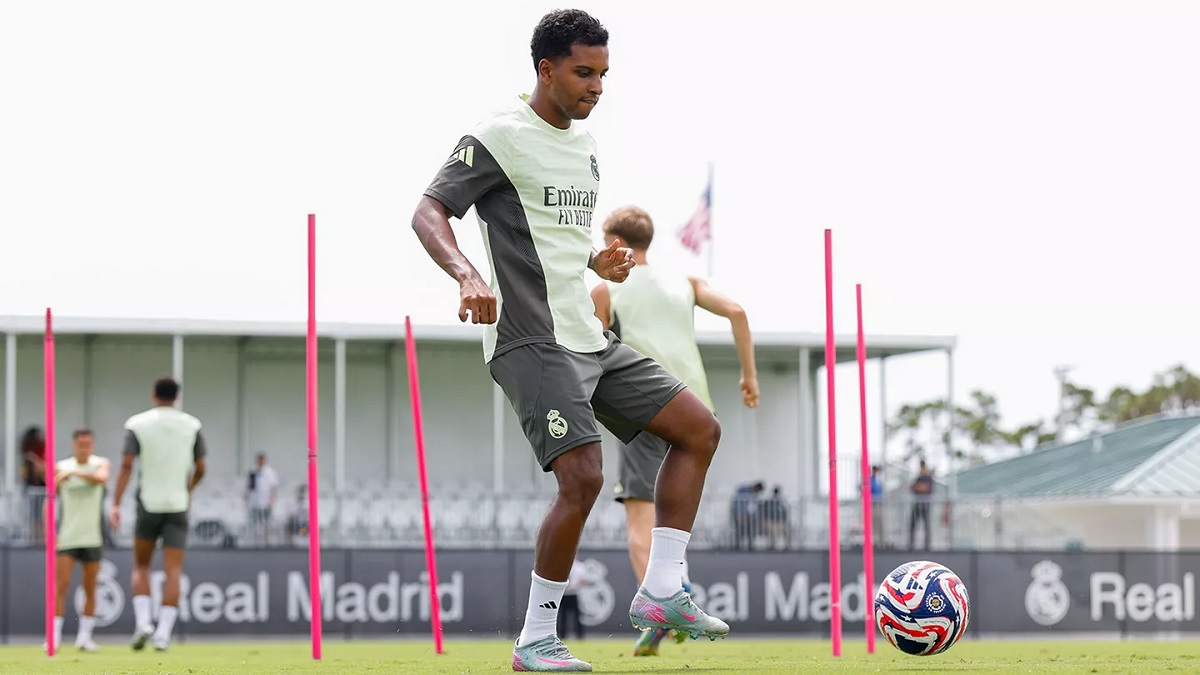 Заключительная тренировка перед матчем с «Ювентусом»