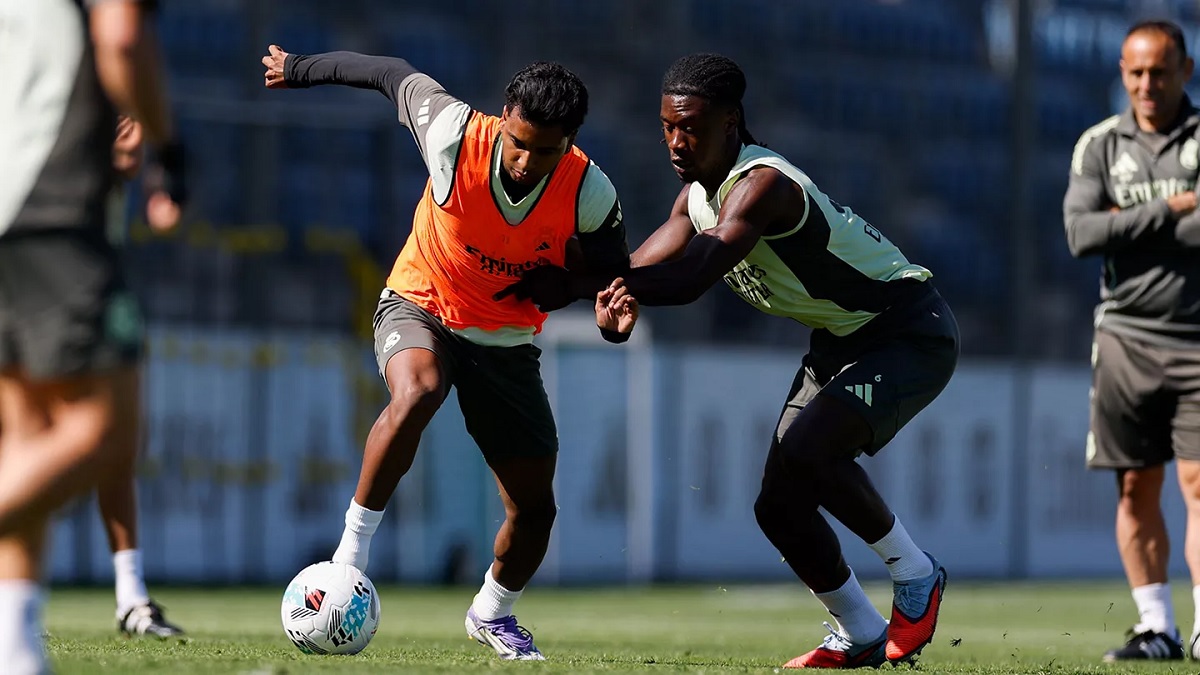 Заключительная тренировка перед матчем с «Леванте»