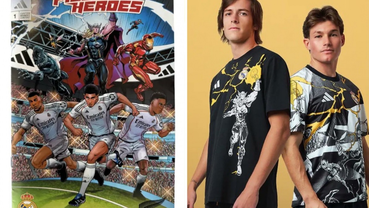 «Реал Мадрид» представил новую форму в сотрудничестве с Adidas и Marvel