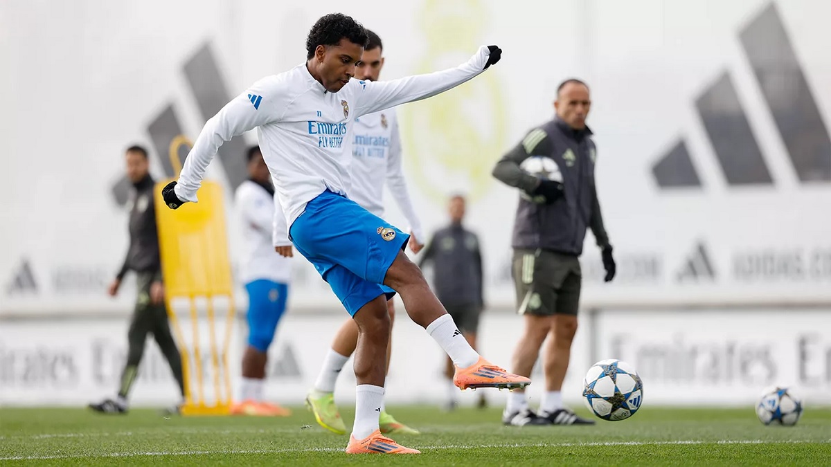 Заключительная тренировка перед матчем с «Сити»