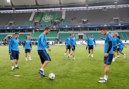 Madrid training session