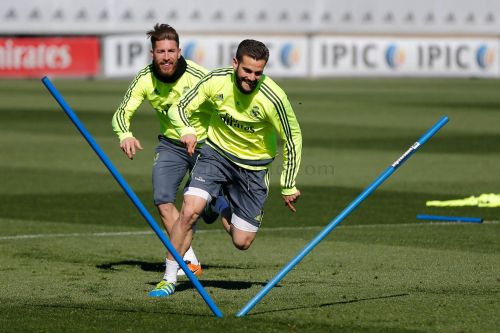 Madrid training session