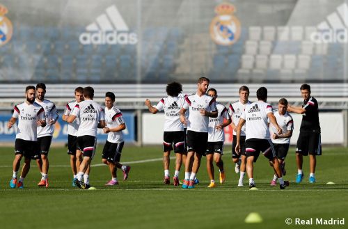 Entrenamiento del Real Madrid