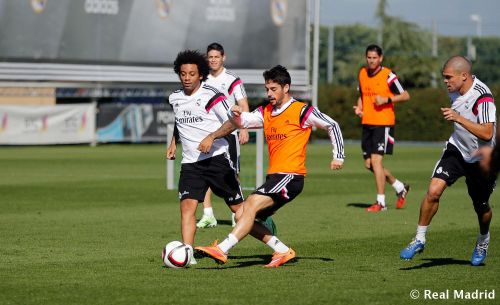 Entrenamiento del Real Madrid