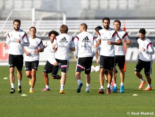 Entrenamiento del Real Madrid