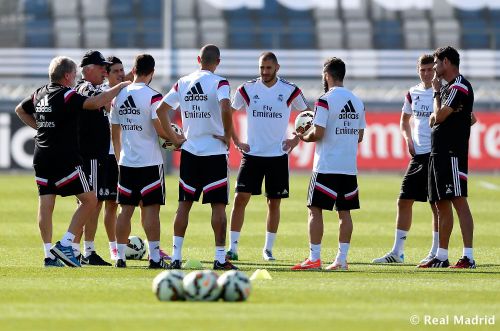 Entrenamiento del Real Madrid