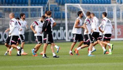 Entrenamiento del Real Madrid