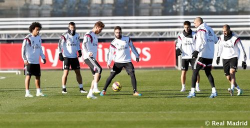 Entrenamiento del Real Madrid
