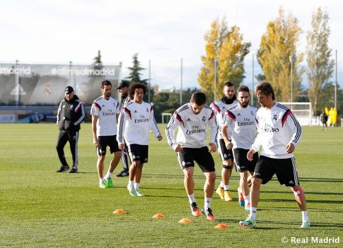 Entrenamiento del Real Madrid