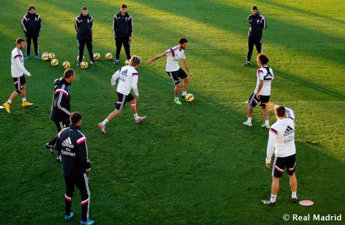 Entrenamiento del Real Madri