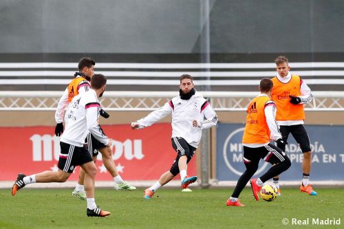 Entrenamiento del Real Madrid