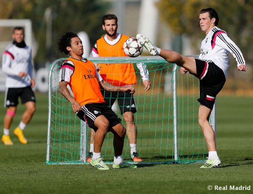 Entrenamiento del Real Madrid