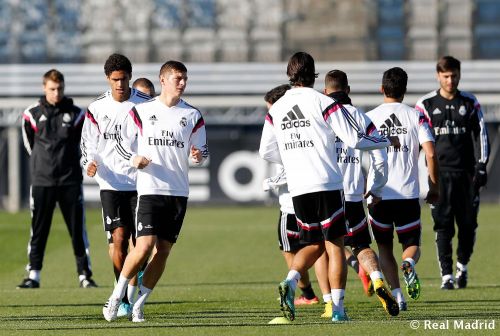 Entrenamiento del Real Madrid
